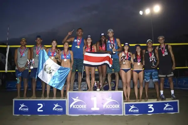 Costa Rica y Guatemala Campeones Centroamericanos de Voleibol de Playa