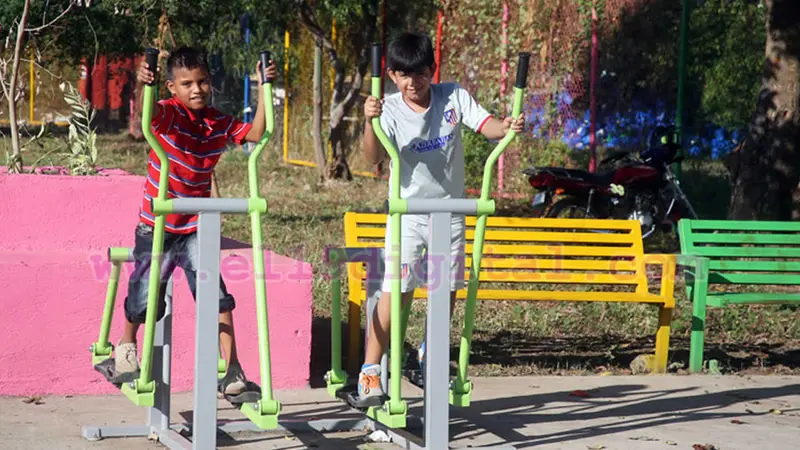 Completamente remodelados espacios deportivos del complejo Gadala María