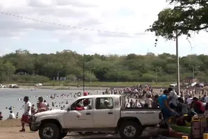Familias recibieron el Año Nuevo en El Trapiche y Xiloá
