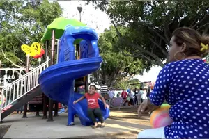 Inauguran moderno parque en Rubenia