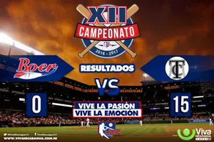 Chinandega consigue el pase a la final de LBPN con una contundente victoria 15×0 sobre el Bóer