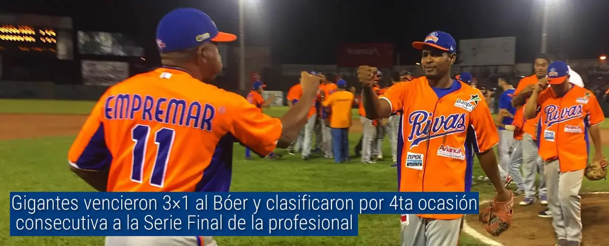 Gigantes vencieron 3×1 al Bóer y clasificaron a la Serie Final de la profesional