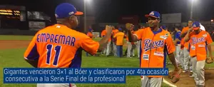 Gigantes vencieron 3×1 al Bóer y clasificaron a la Serie Final de la profesional