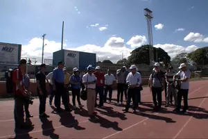 Recorrido a las nuevas instalaciones deportivas de managua de los jefes de misión centroamericanos