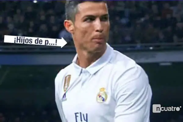 Completa la frase de Cristiano Ronaldo hacia la afición en el Bernabéu "Hijos de pu..."