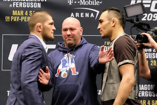 UFC 209: Ferguson y Nurmagomedov se encienden en la conferencia telefónica