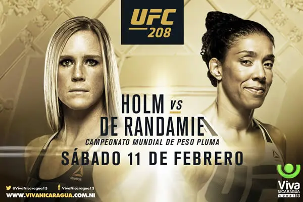 Holly Holm, Germaine de Randamie, Anderson Silva y Derek Brunson listos para UFC 208