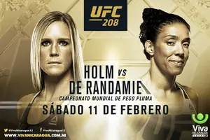 Holly Holm, Germaine de Randamie, Anderson Silva y Derek Brunson listos para UFC 208