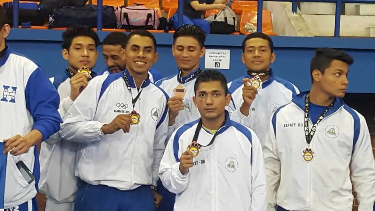Nicaragua consiguió segundo lugar en Centroamericano de Karate