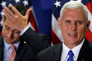 Vicepresidente de EEUU confunde las banderas de Israel y de Nicaragua