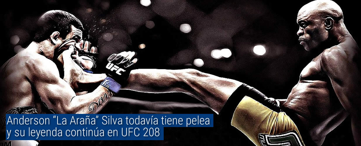 Anderson "La Araña" Silva todavía tiene pelea y su leyenda continúa en UFC 208