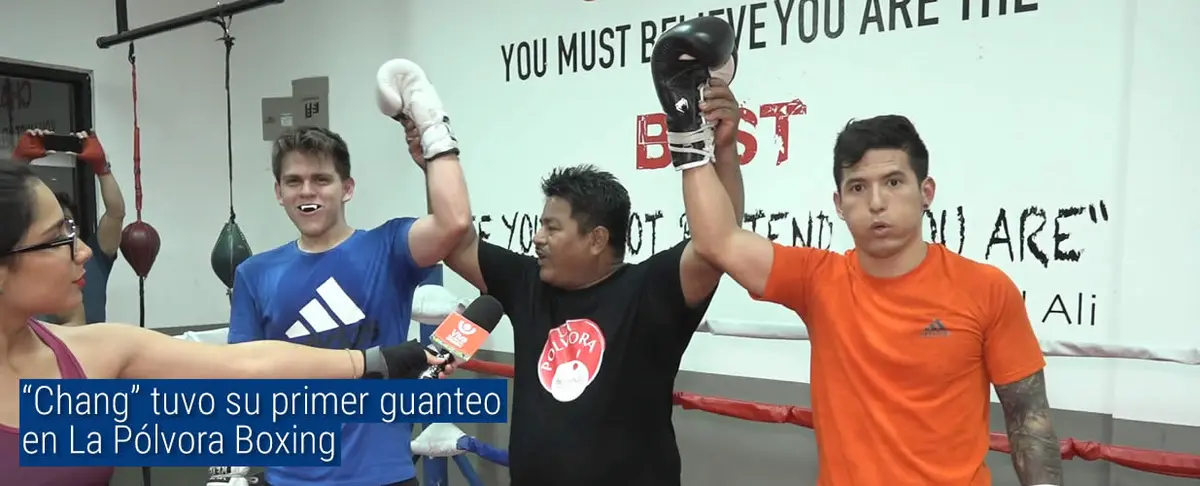 “Chang” tuvo su primer guanteo en La Pólvora Boxing