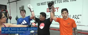 “Chang” tuvo su primer guanteo en La Pólvora Boxing