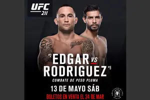 Oficialmente se pacto la pelea entre Frankie Edgar vs Yair Rodriguez en UFC 211
