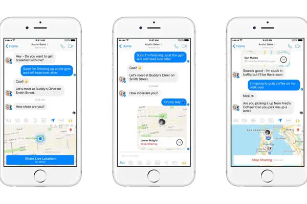Facebook Messenger ya te permite compartir tu ubicación