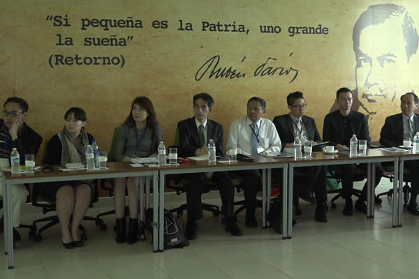 Delegación de comercio de Taiwán visita Nicaragua