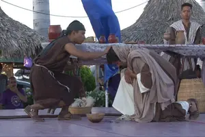 Tradicional Judea de Tipitapa se presentó en el Puerto Salvador Allende