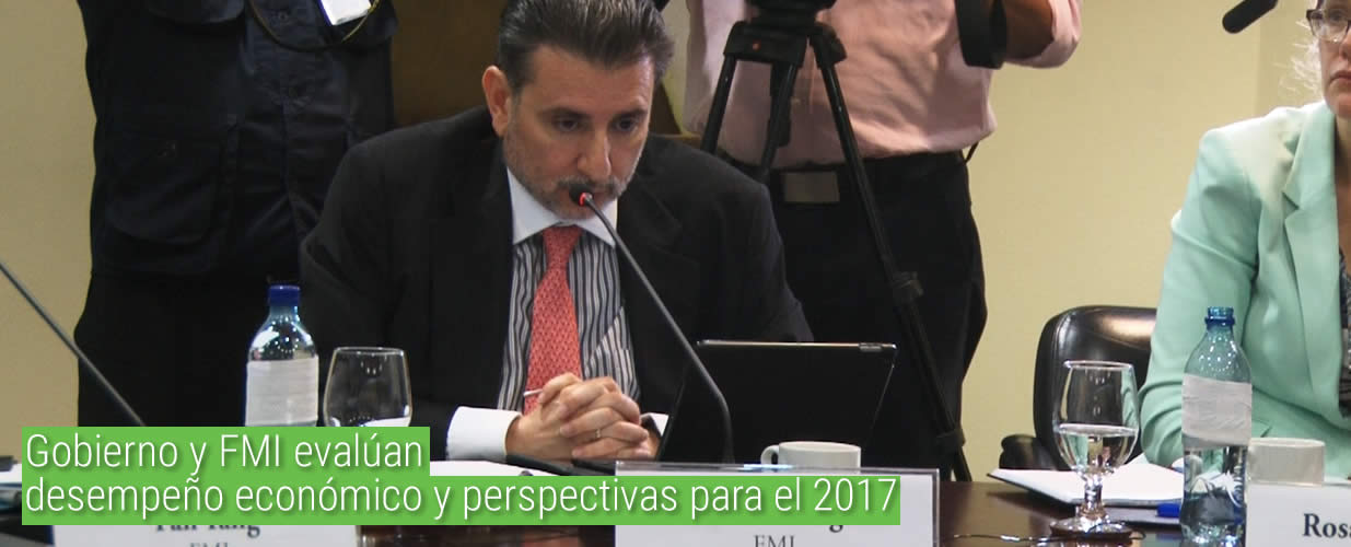 Gobierno y FMI evalúan desempeño económico y perspectivas para el 2017