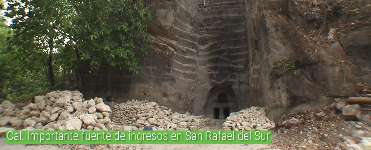 Cal: Importante fuente de ingresos en San Rafael del Sur