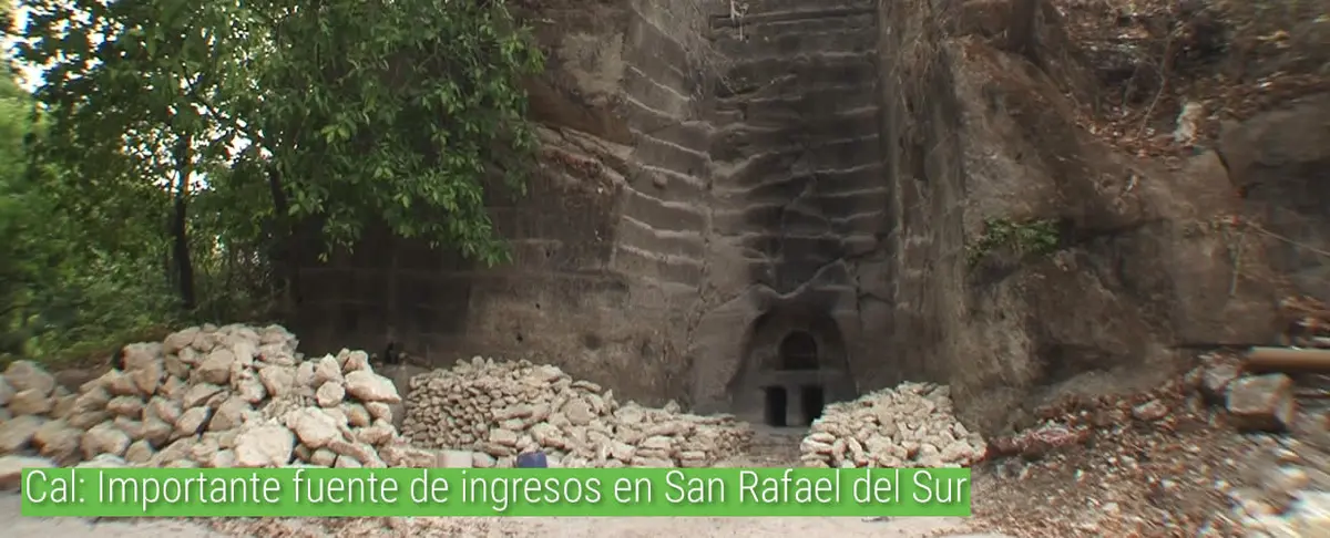 Cal: Importante fuente de ingresos en San Rafael del Sur