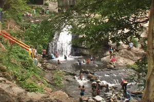 Alcaldía de San Rafael del Sur mejora balneario El Salto