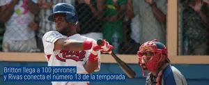 Britton llega a 100 jonrones y Rivas conecta el número 13 de la temporada