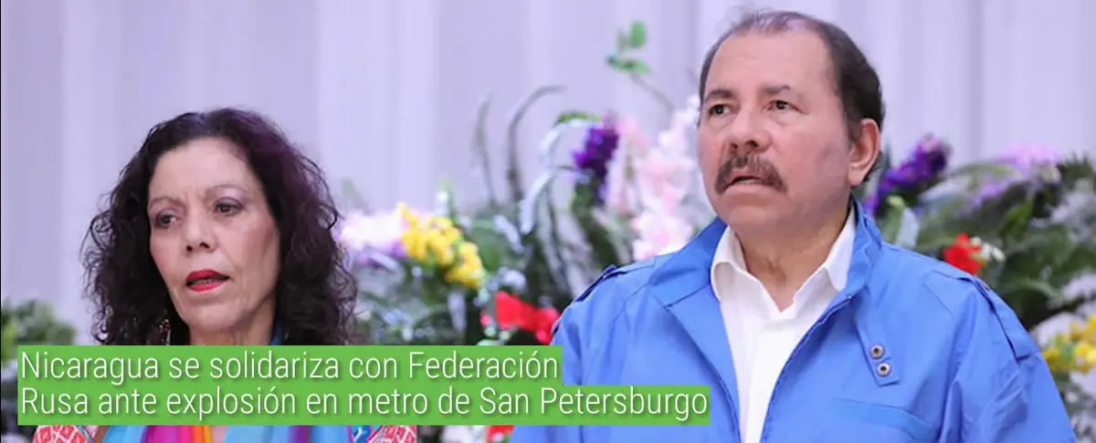 Nicaragua se solidariza con Federación Rusa ante explosión en metro de San Petersburgo