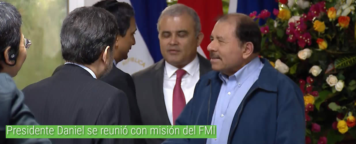 Daniel y Rosario se reúnen con Misión del FMI
