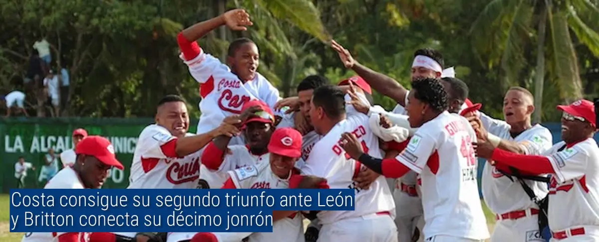 Jonrón de Dwight Britton decide el segundo juego de la Costa Caribe ante León