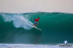 Resultados de la primera fecha del circuito nacional de surf en Playa Jiquelite