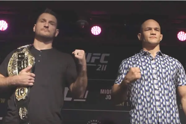 UFC 211 día de medios y los primeros careos (+Video)