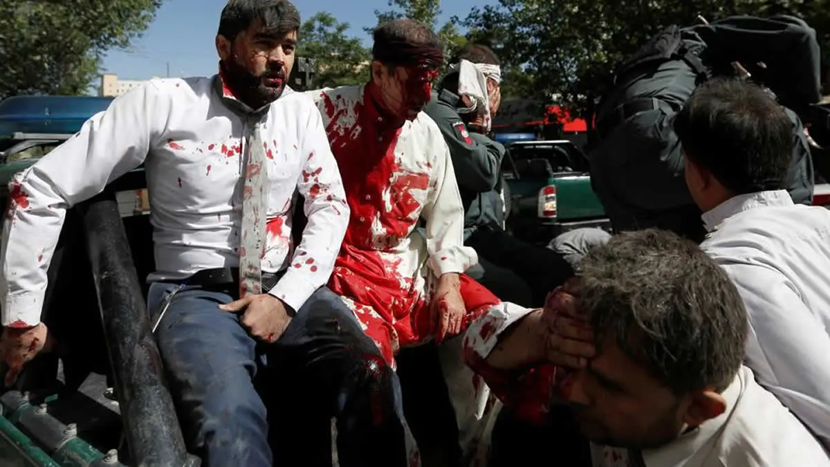 Cuatro periodistas fueron heridos en el atentado terrorista en Kabul