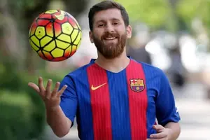 ¡Conozca al gemelo iraní de Leo Messi!