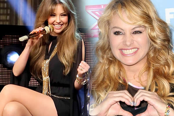 Thalía y Paulina Rubio superan rivalidad