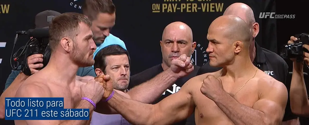 Todo listo para UFC 211 este sábado