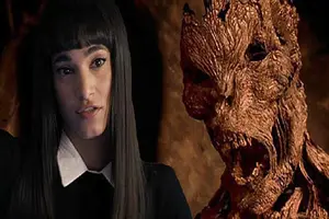 Tom Cruise y Sofia Boutella juntos en el rodaje de La Momia