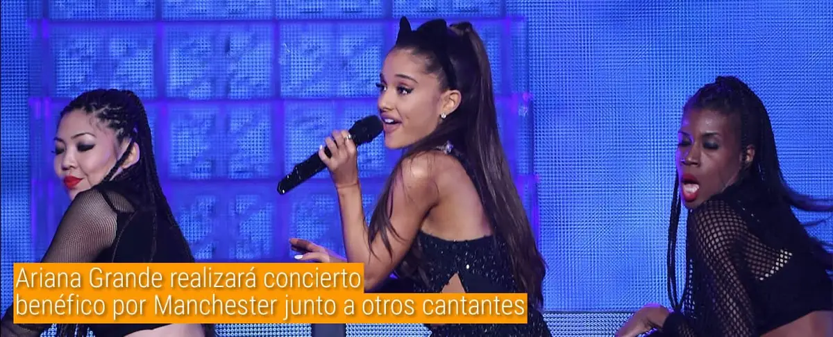 Ariana Grande realizará concierto benéfico por Manchester junto a otros cantantes