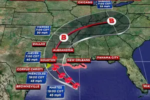 Tormenta Tropical Cindy toca suelo de Texas y Luisiana