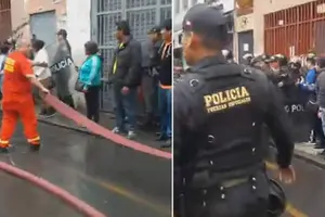 Popular zona de la capital peruana es afectada por un incendio