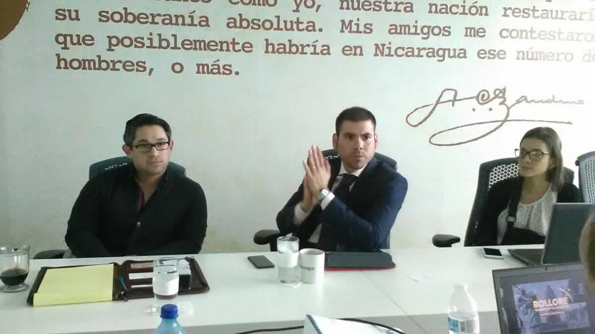 Representantes de Pro Nicaragua se reúne con Empresa inversionista Francesa Bollore Sports