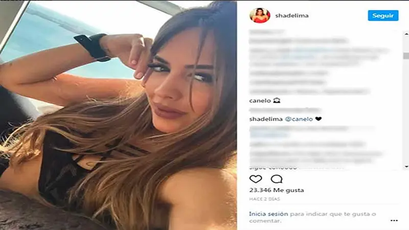 Shanon de Lima de romance con canelo Alvarez
