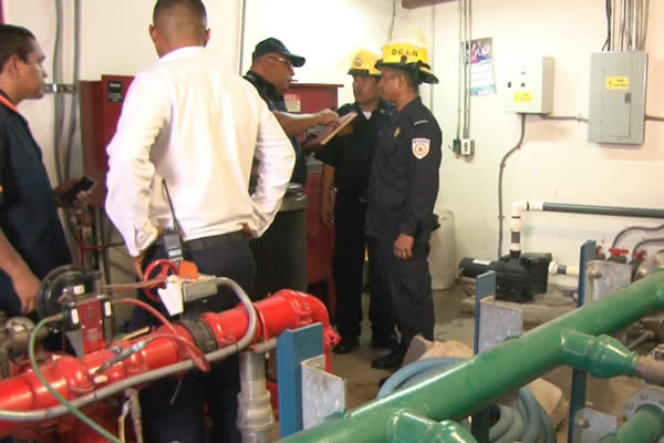 Bomberos inspeccionan instalaciones del Hotel HEX