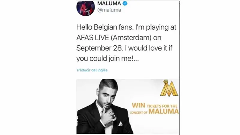Maluma recibe criticas por mala memoria en geografía