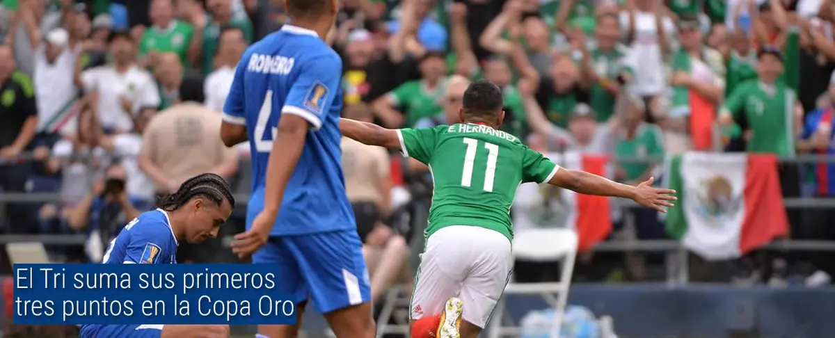 El Tri suma sus primeros tres puntos en la Copa Oro