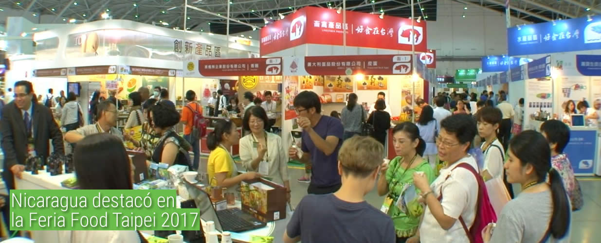 Nicaragua destacó en la Feria Food Taipei 2017