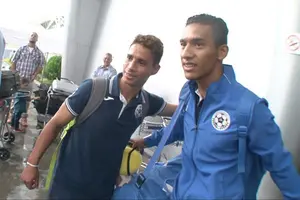 Llegada de la 2da delegación de Nicaragua después de su participación en Copa Oro