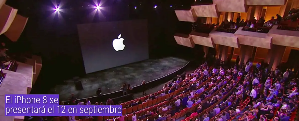 El iPhone 8 se presentará el 12 en septiembre