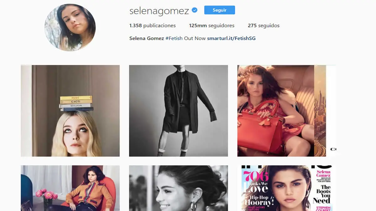 Así luce el Instagram de Selena Gómez luego del hackeo