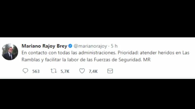 Redes Sociales reaccionaron por atentado en plaza rambla, Barcelona