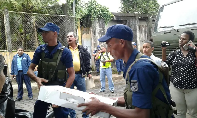 El material electoral se encuentra ya en Caribe Sur